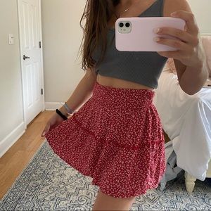 Hollister Floral Skirt XS